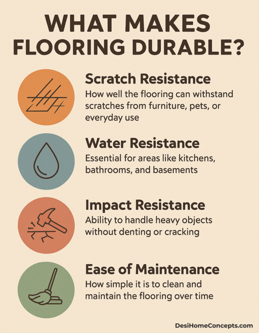 What makes flooring durable